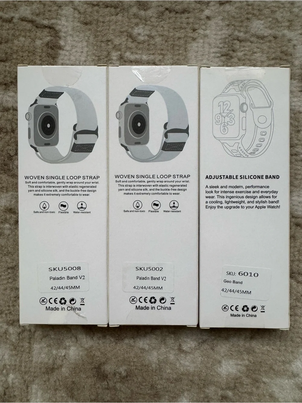 Solace Apple Watch Bands (3-Pack) NEW IN BOX